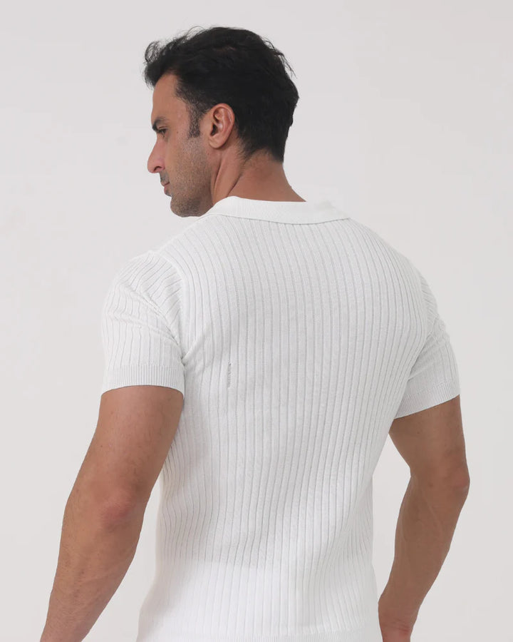 Jaén | Polo de Algodão Texturizado