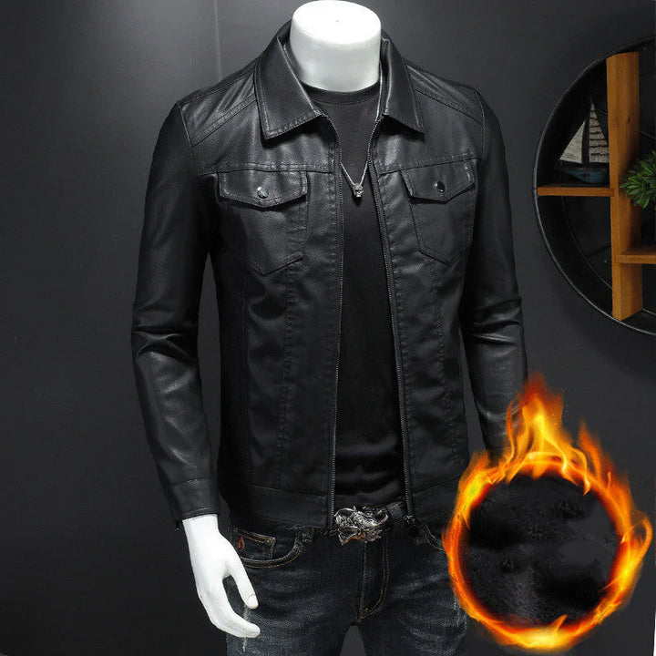 Men's Vintage Leather Jacket – Durable, Comfortable, Stylish, Classic For Everyday Wear