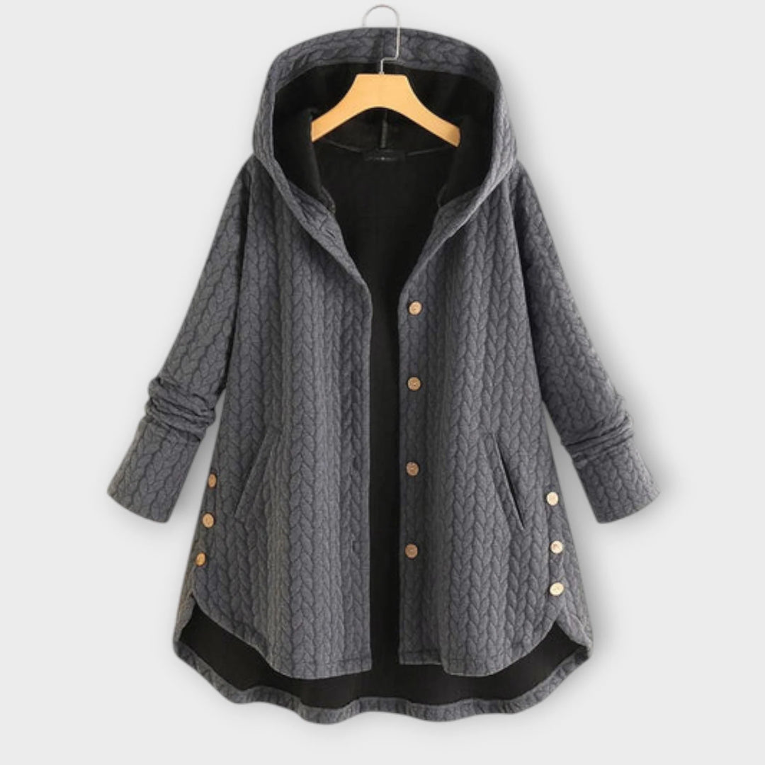 Leslie | Chaqueta Abrigada Con Botones