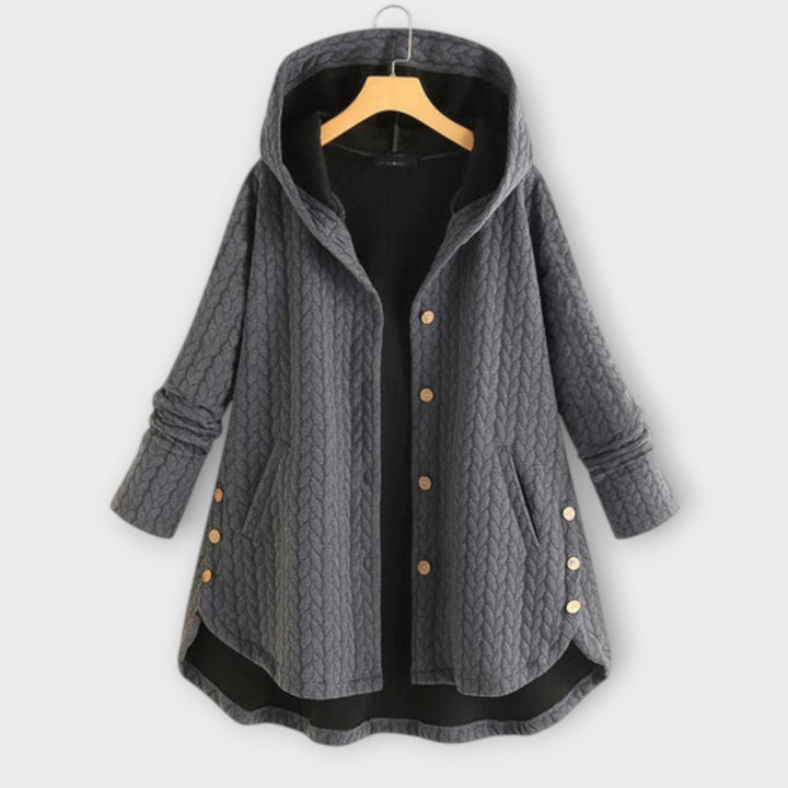 Leslie | Chaqueta Abrigada Con Botones