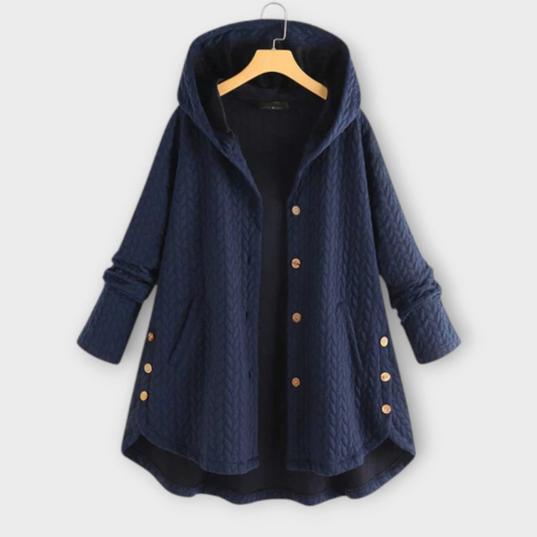 Leslie | Chaqueta Abrigada Con Botones