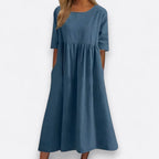 MINEA - VESTIDO DE ALGODÓN TRANSPIRABLE