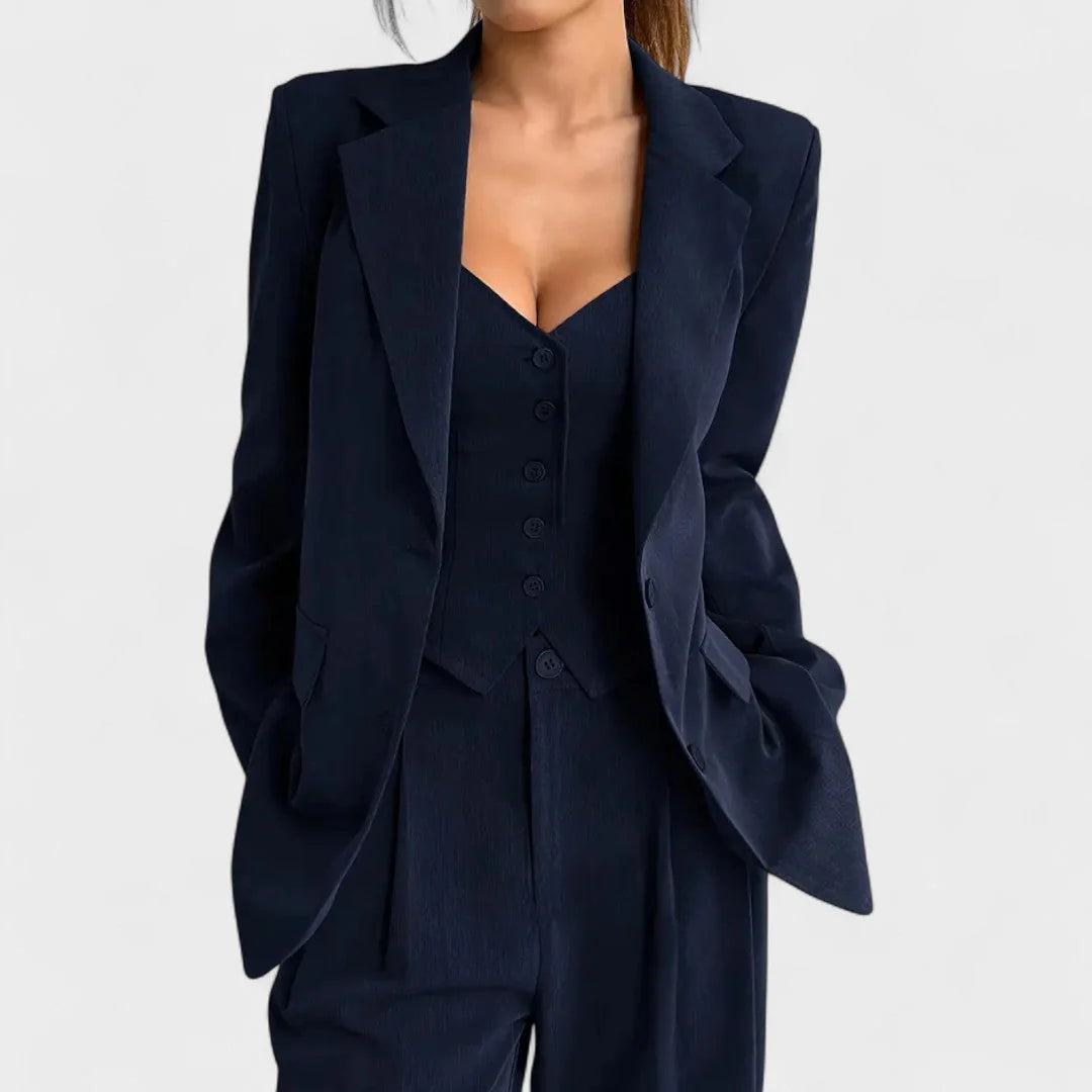 Madalena - Traje Elegante de 3 Piezas
