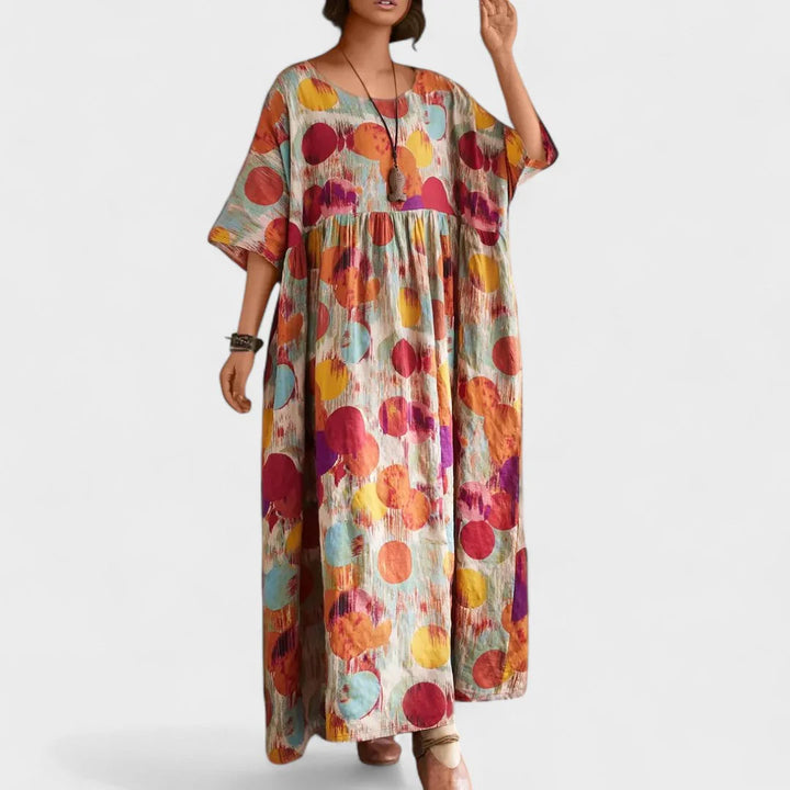 Camila - Vestido Maxi Bohemio