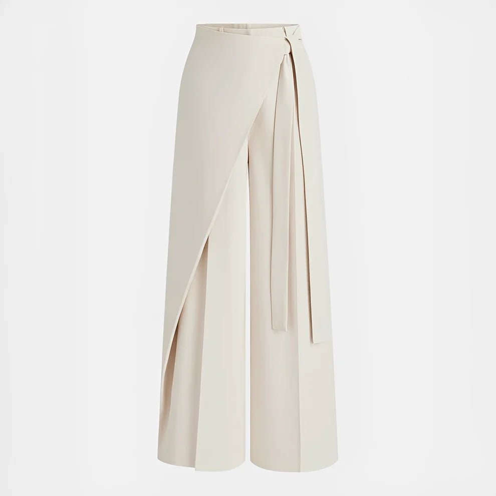 Leilani - Pantalones Asimétricos De Pierna Ancha