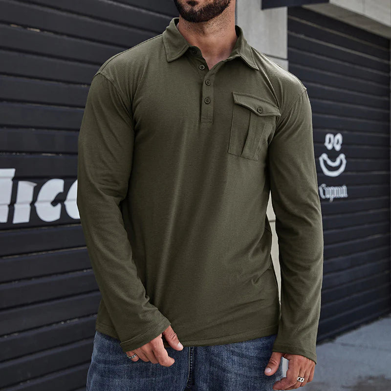 José - Camisa Casual con Bolsillos