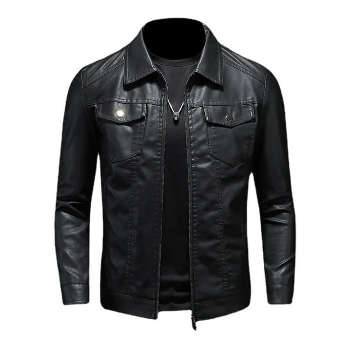 Men's Vintage Leather Jacket – Durable, Comfortable, Stylish, Classic For Everyday Wear