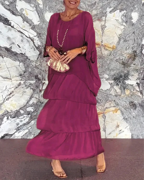 Evelyn | vestido elegante de chiffon