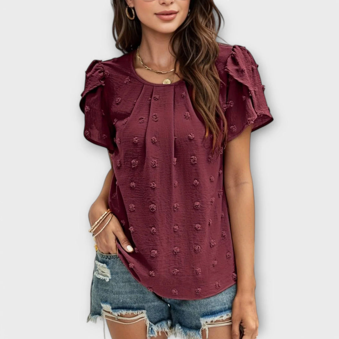Charlotte | Blusa Perfeita de Bolinhas