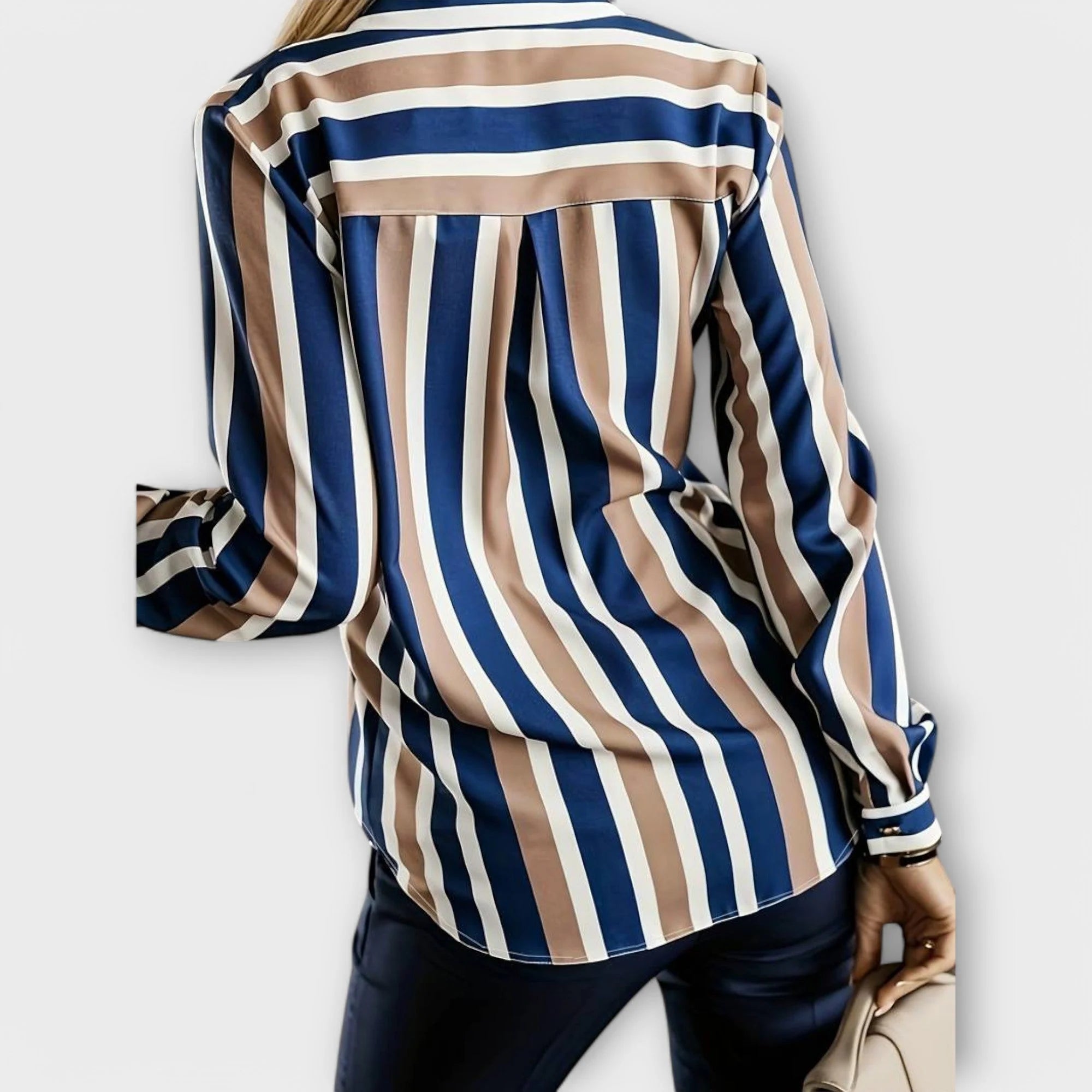 EMILY | BLUSA DE RAYAS CASUAL Y RELAJADA