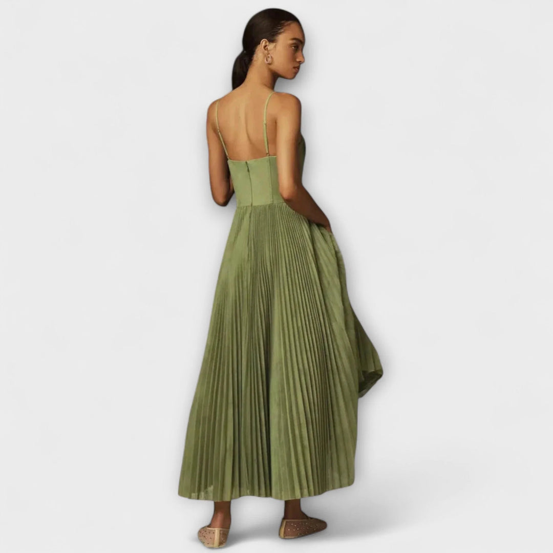 Marilyn | Bustier Design Tulle Midi Dress