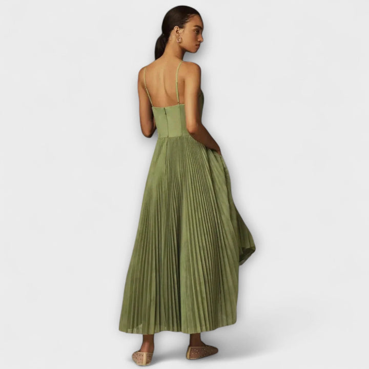 Marilyn | Bustier Design Tulle Midi Dress