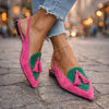 Lorena | Mules Planas Bicolores