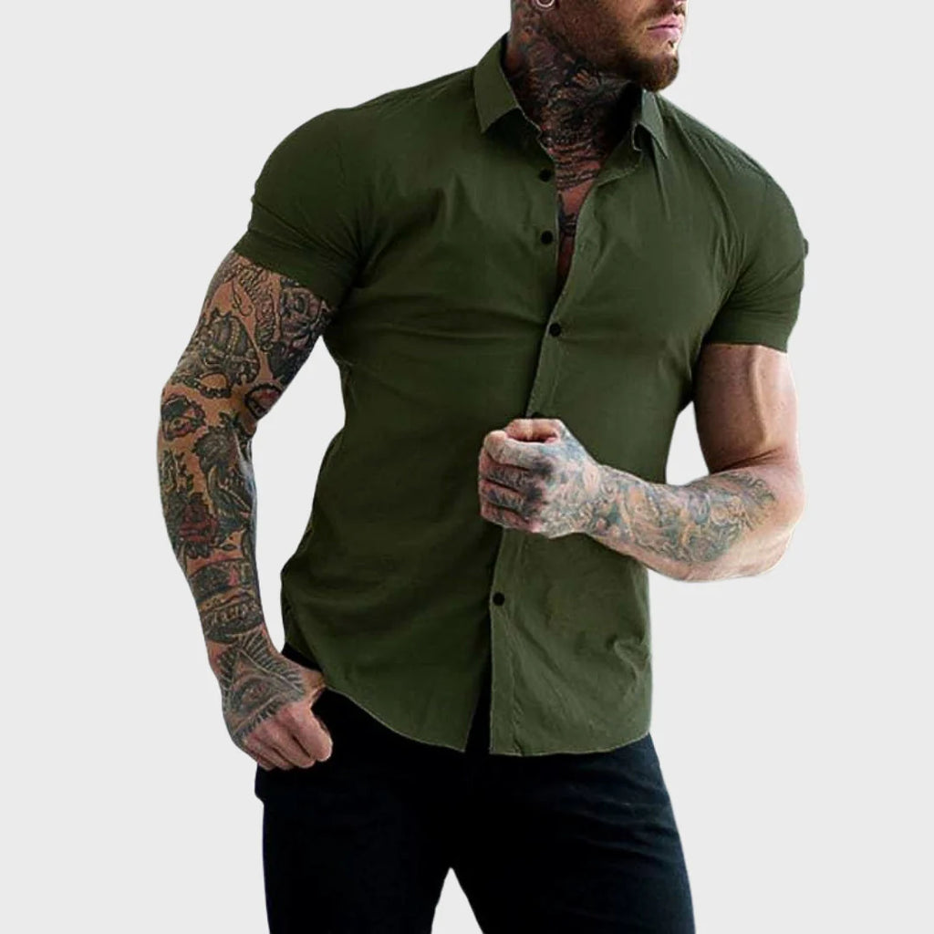Ricardo - Camisa de Manga Corta Slim