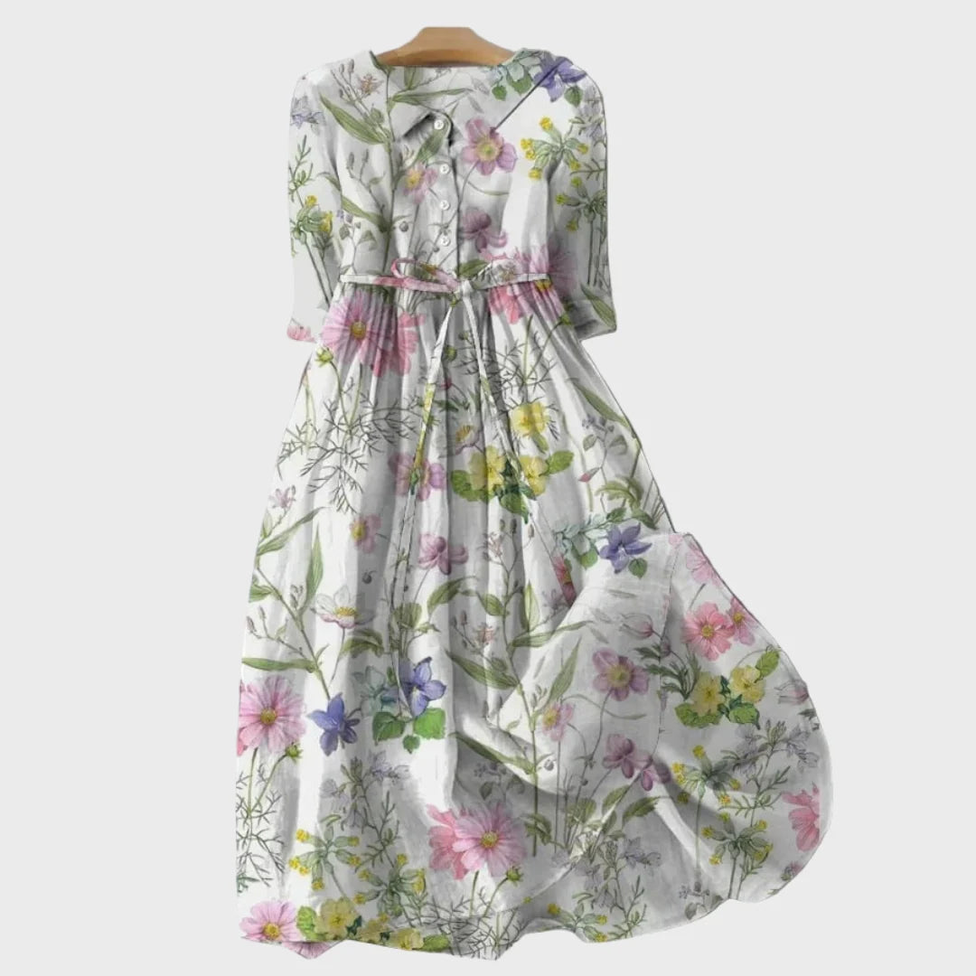 Vestido con flores