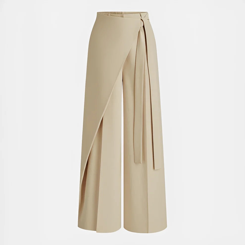 Leilani - Pantalones Asimétricos De Pierna Ancha