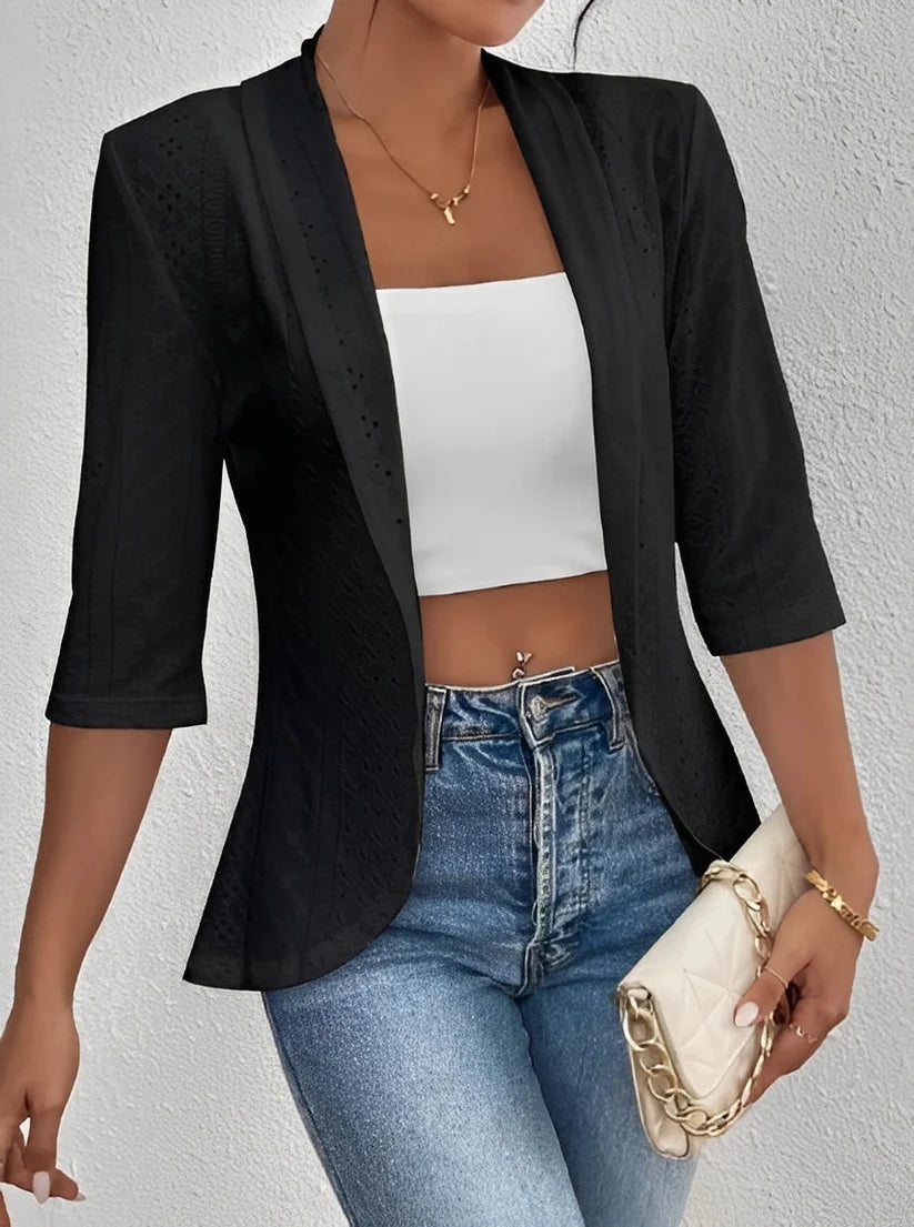 Melissa - Stylish Coat With Shawl