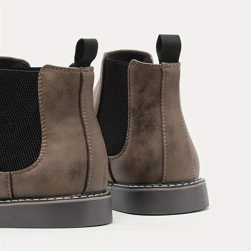 Dinis - Botines Chelsea de Cuero para Hombre