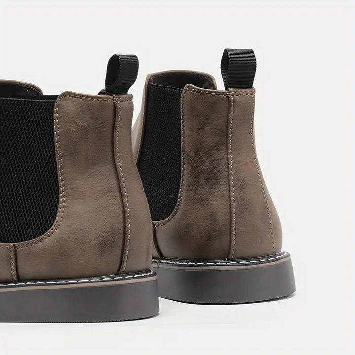 Dinis - Botins Chelsea De Couro para Homem