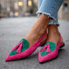 Lorena | Mules Planas Bicolores