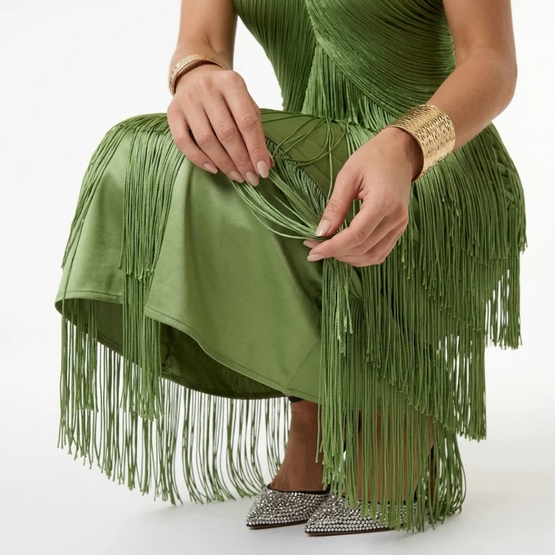 Thelma - Elegant Lace Midi Dress