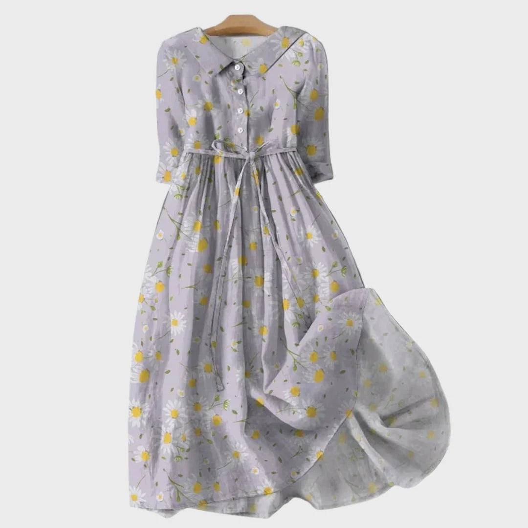 Vestido Com Margaridas