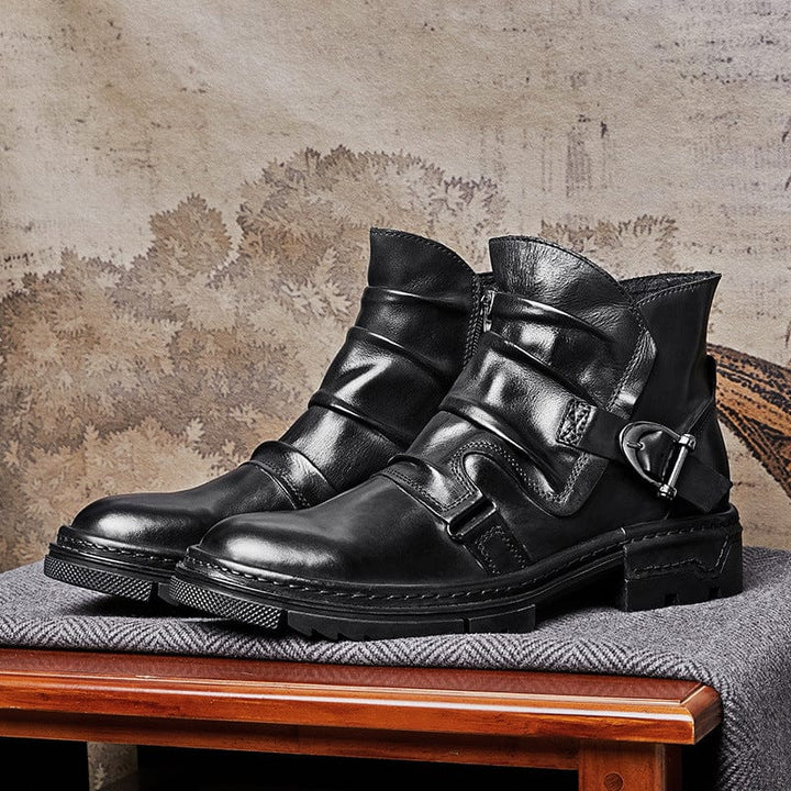 Arjen - Leather Motorcycle Boots