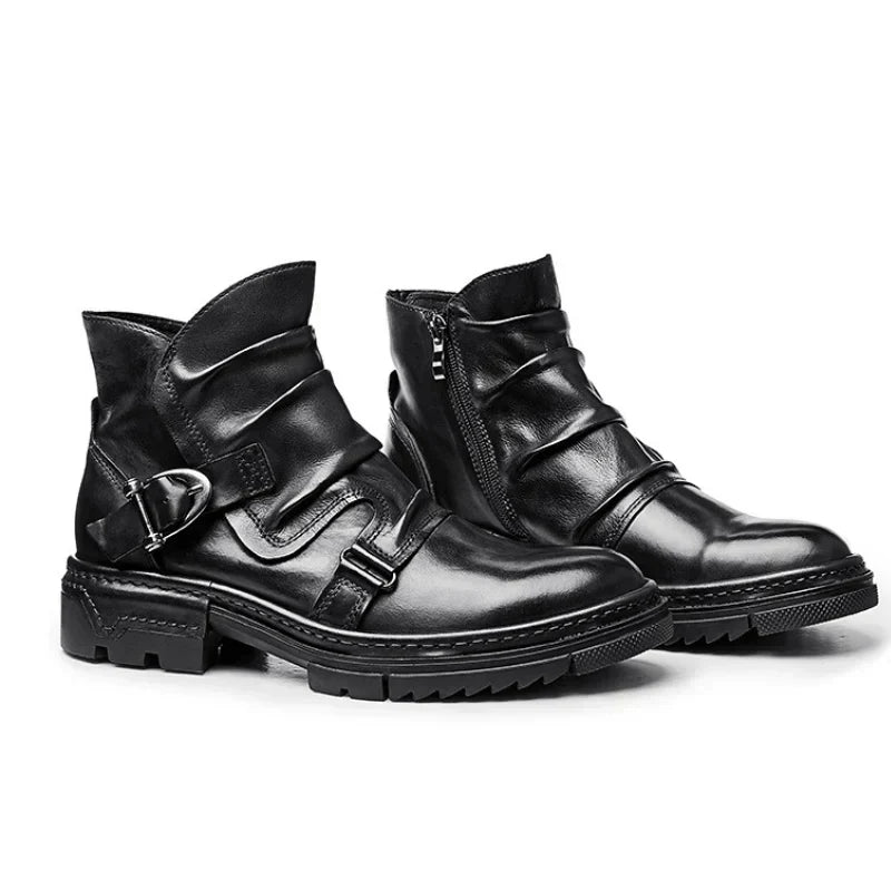 Arjen - Leather Motorcycle Boots