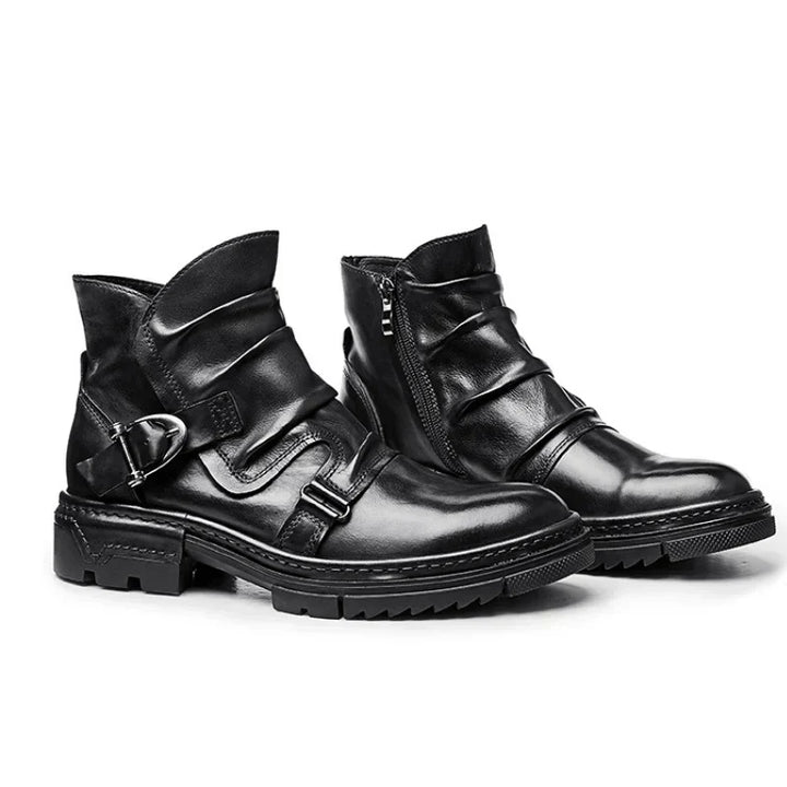 Arjen - Leather Motorcycle Boots