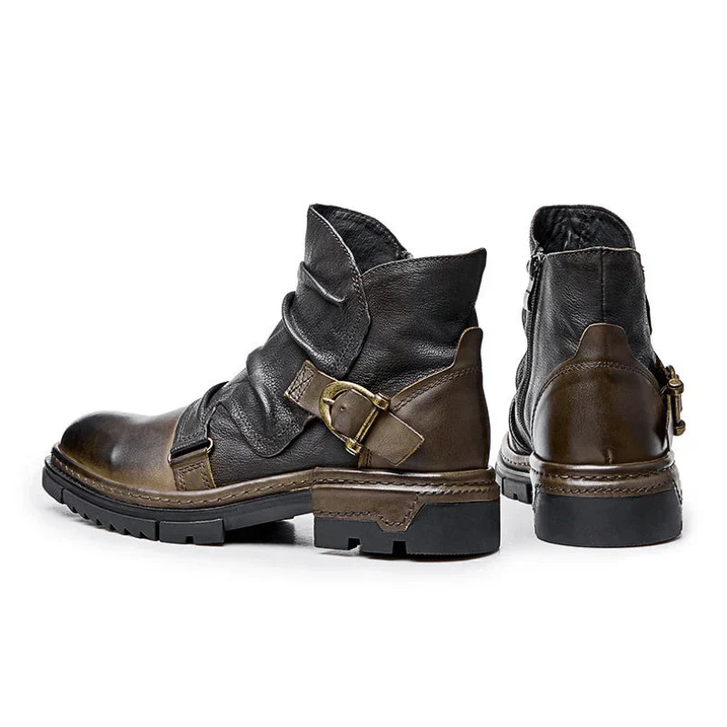 Arjen - Leather Motorcycle Boots