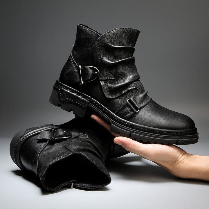 Arjen - Leather Motorcycle Boots