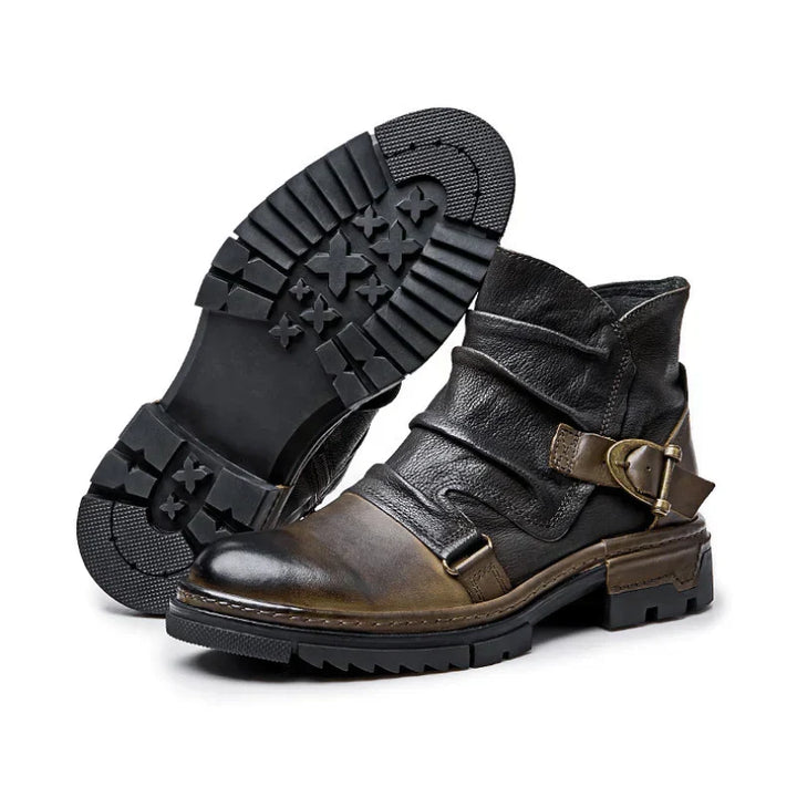 Arjen - Leather Motorcycle Boots