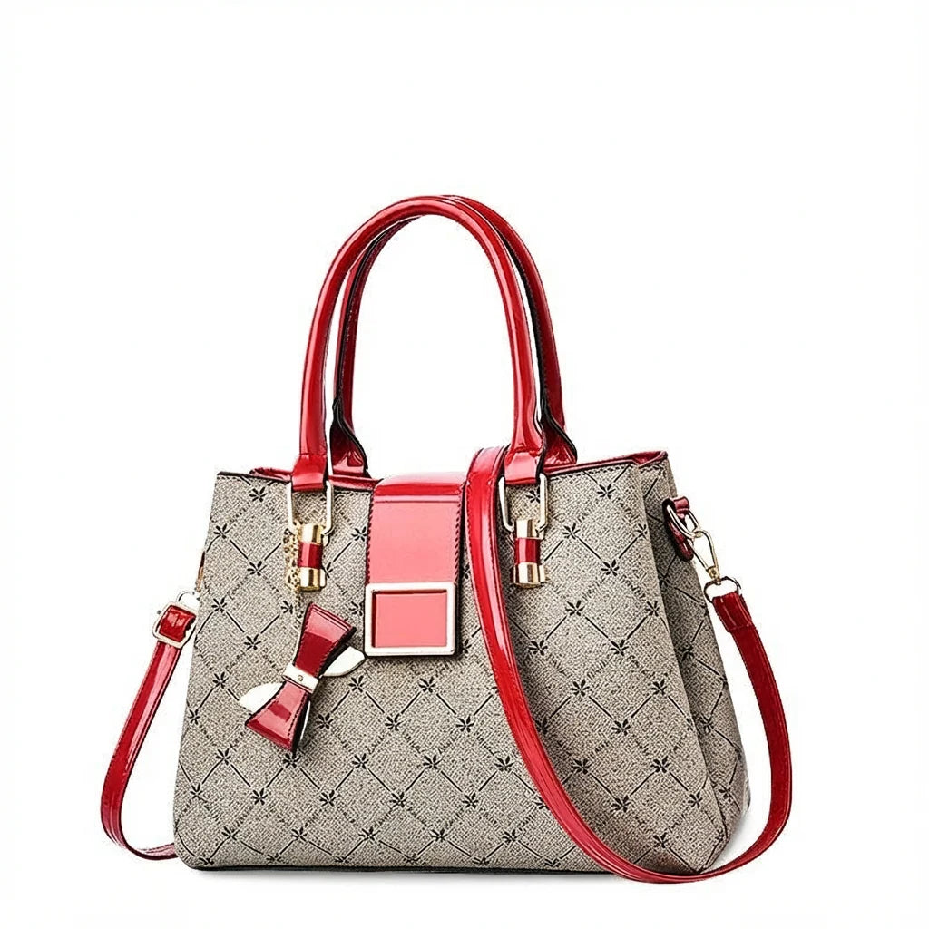 Ashley | Bolso de mano estructurado para mujer con bandolera extraíble - Bolso tote