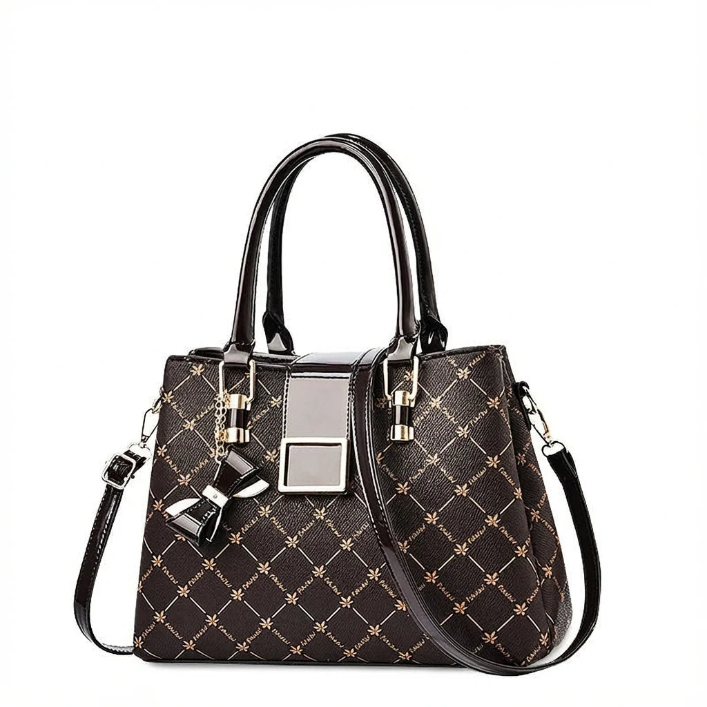 Ashley | Bolso de mano estructurado para mujer con bandolera extraíble - Bolso tote