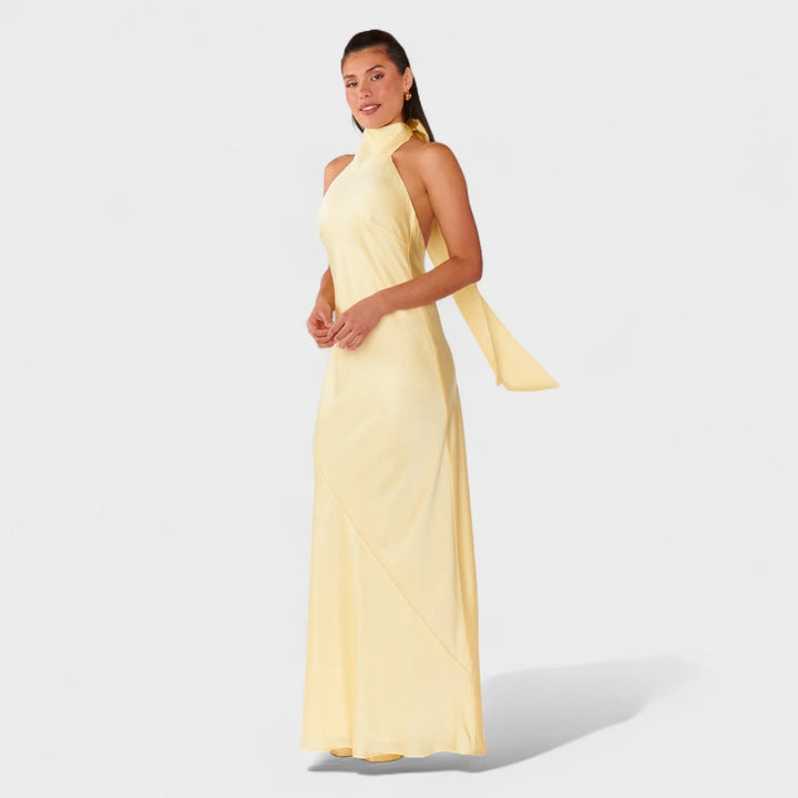 Martina - Vestido Com Laço De Cetim