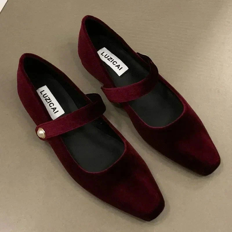 Amélie | Sabrinas Elegantes Con Tira De Perla Y Puntera En Pico