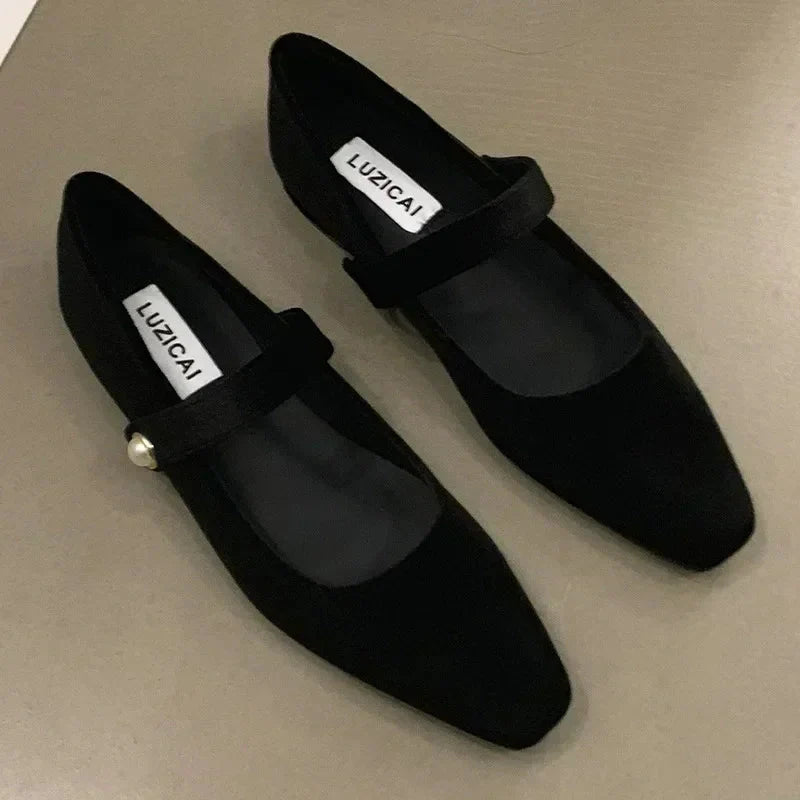 Amélie | Sabrinas Elegantes Con Tira De Perla Y Puntera En Pico