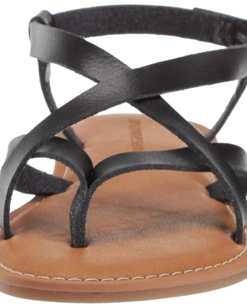 Mella | Sandalias Femeninas – Sandalias Con Tiras, Entre Los Dedos Y Tira De Tobillo Ajustable