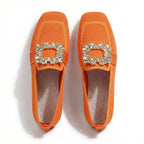 Blanca | Bailarinas con Hebilla Joya Mujer Chic
