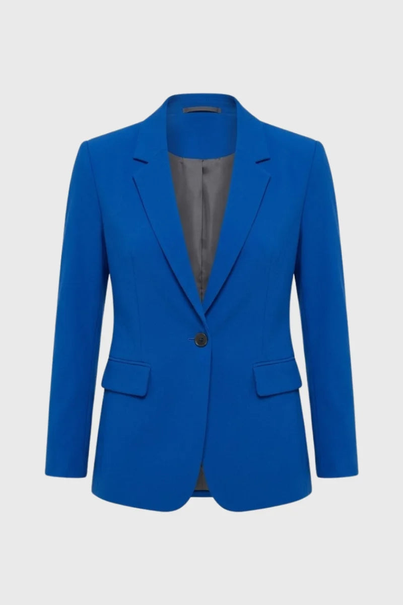 Women's Slim-Fit Blazer with One-Button Closure – Chic and Elegant Casual Jacket