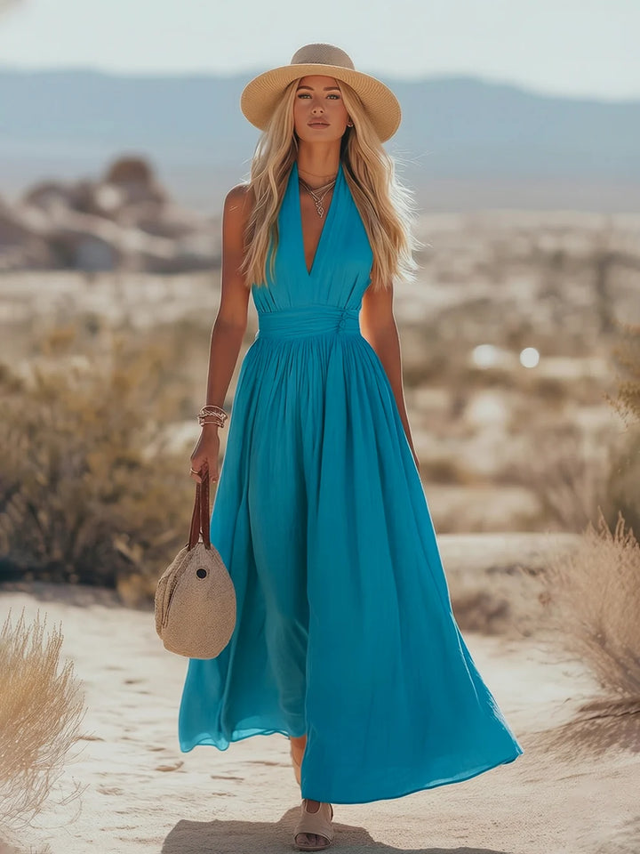 Vestido Bohemio West Resort | Vestido Elegante Sin Mangas