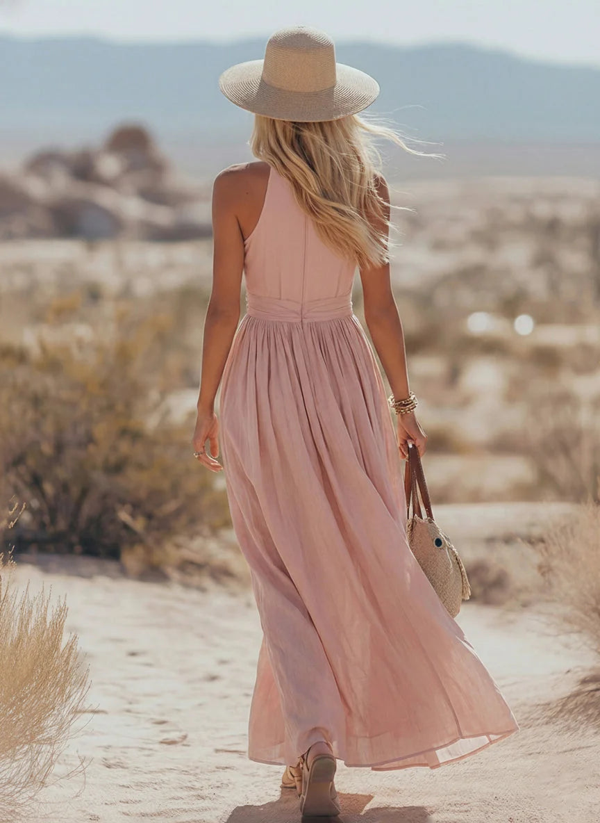Vestido Bohemio West Resort | Vestido Elegante Sin Mangas