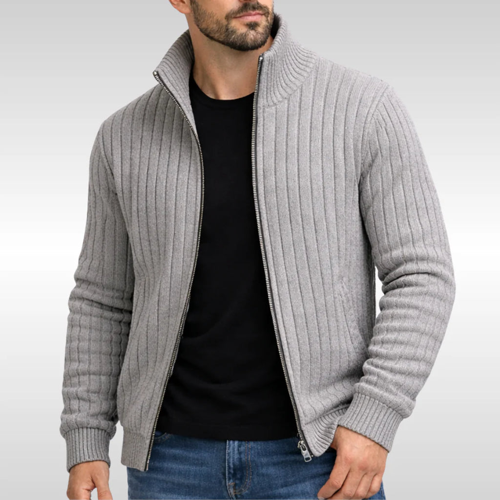 Alberto | chaleco con cremallera clásico y elegante