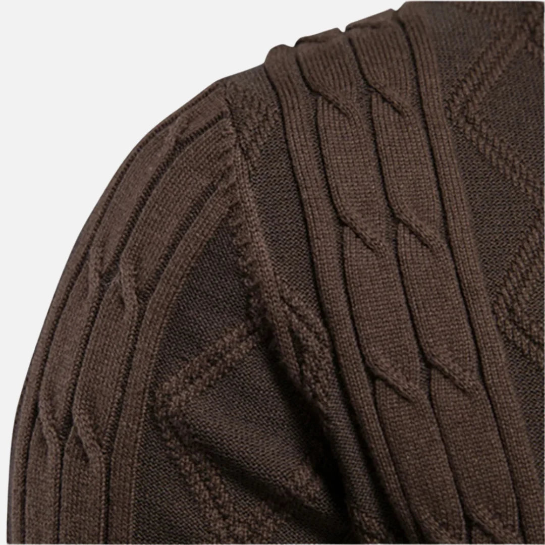 Francisco - Cardigan Argyle Mezcla Suave