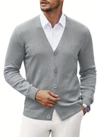 Francisco - cárdigan frontal abierto para hombre