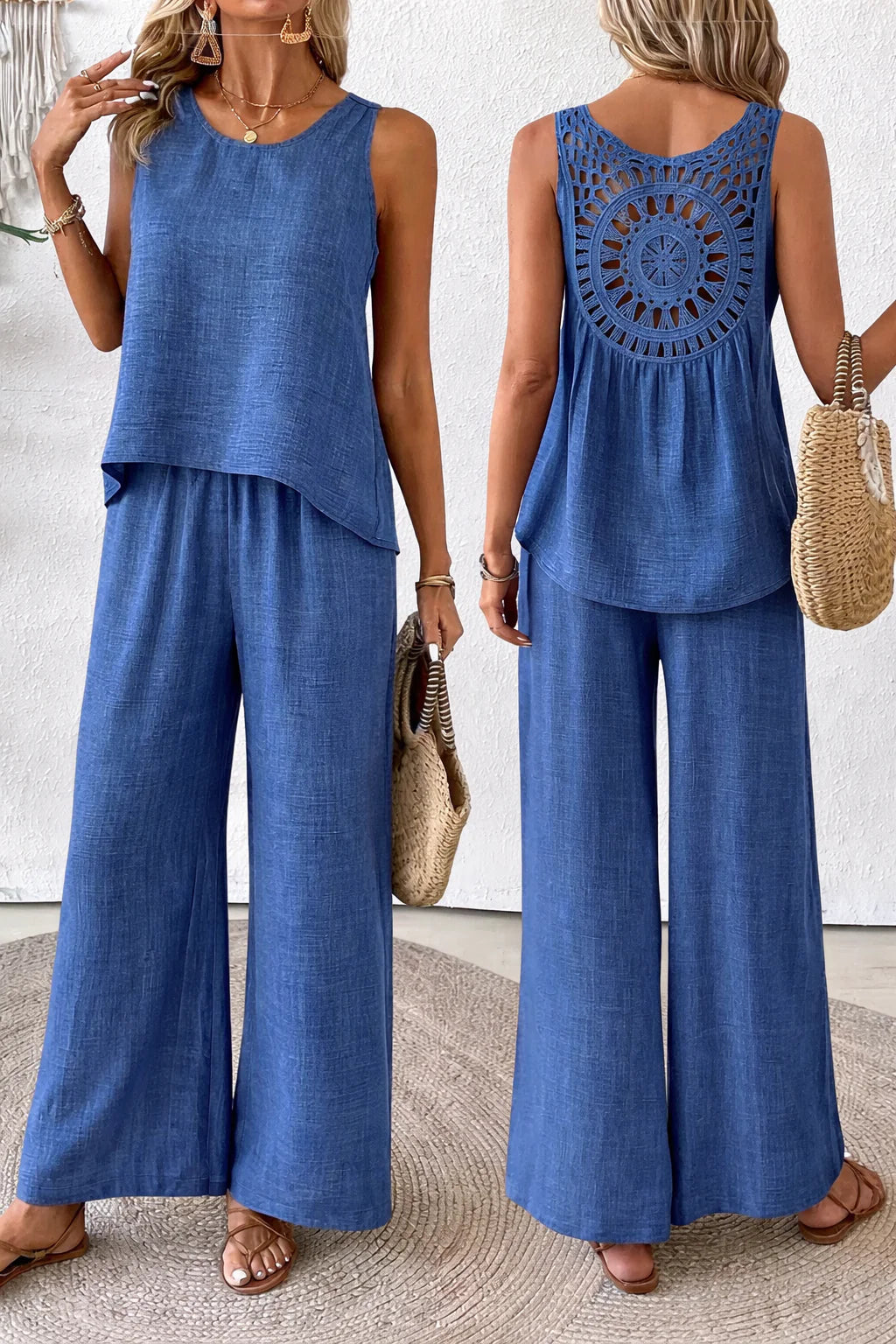 Marina™ | Conjunto Fluido de Verano con Detalle Elegante