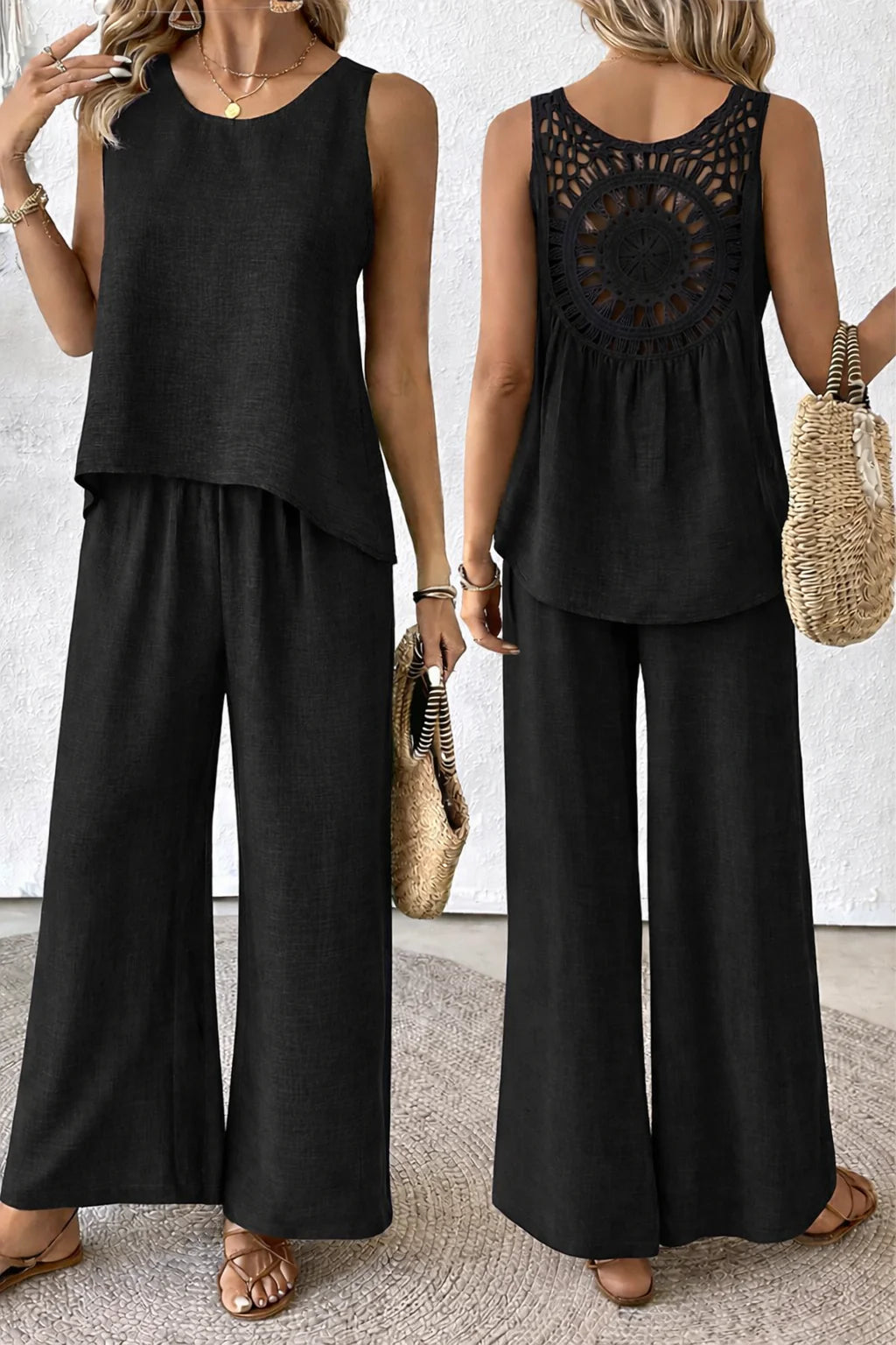 Marina™ | Conjunto Fluido de Verano con Detalle Elegante