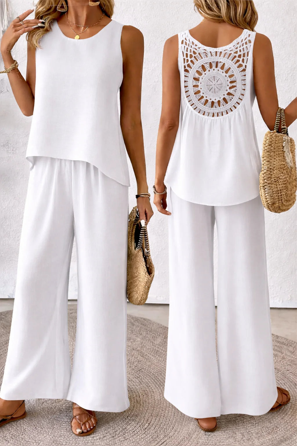 Marina™ | Conjunto Fluido de Verano con Detalle Elegante