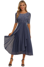 Valentina - vestido de encaje manga 3/4 para mujer
