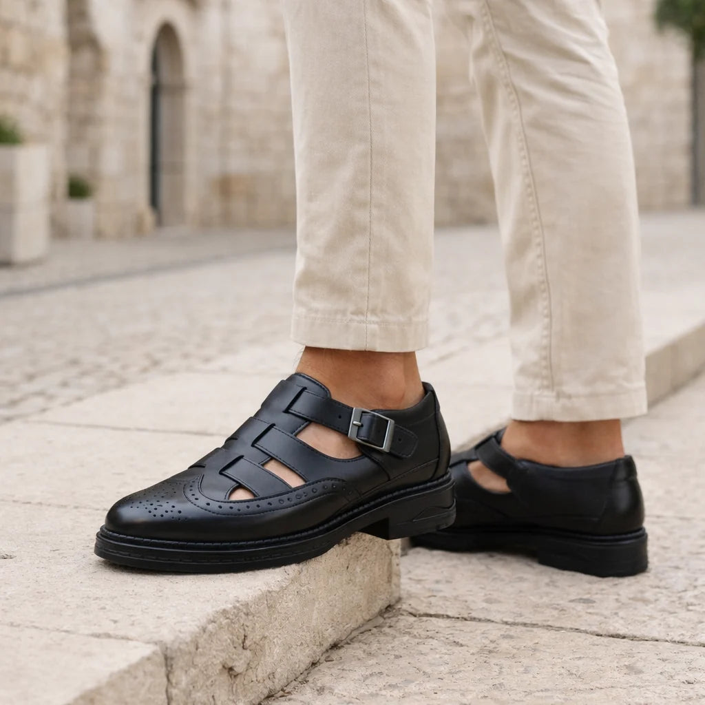 Men's Stylish Leather Sandals - Easy to Wear